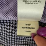 New Balance Lavender Track Jacket Bomber Full Zip Houndstooth Collar Size XL Photo 10