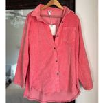 Elan  Coral Corduroy Shacket NEW Photo 1