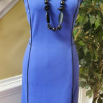 Jones New York  Cerulean Blue Sheath Dress Size 10 Photo 0