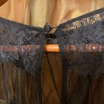 Cute Ruffled Mini Dress Black Size L Photo 6