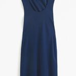 Abercrombie & Fitch Elegant Navy Blue Sleeveless Dress Photo 1