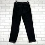 SO Women's  High Rise Mom Jean Distressed Black Raw Hem Size 3 | 26W‎ Photo 5