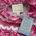 Sail To Sable NEW  Sunburst Pink Ruffle Ric Rac Summer Garden Party Dress Size XS Photo 6