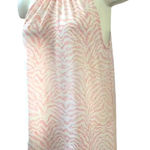 H by Halston H Halston Womens Zebra Print Tie Neck Halter Top Photo 0