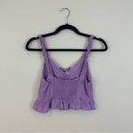 Urban Outfitters  | Goodie Lace Up Bustier Purple Ruffled Camisole Top Small Photo 4