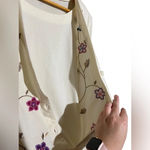 Alfred Dunner  Vintage Cottagecore‎ Embroidered Cardigan Sweater Size 1X Photo 5