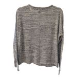 Old Navy Gray Marled Long Sleeve Knit Top Medium Tall Soft Lightweight Photo 1