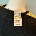 Dress Barn Vintage Cardigan | NWT | Argyle | Festive | Medium | Sparkle | Classy Photo 8