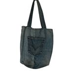 Vintage Denim Embroidered Bag‎ Blue Photo 3