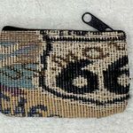 Route 66 Tapestry Coin Purse Black Photo 1