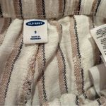 Old Navy  Cream and Black Striped Linen Shorts Photo 1