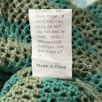 Kawaii Striped Cartoon Embroidery Flounce Sleeve Crop Sweater 0XL crochet open Black Size 0X Photo 6