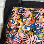 The North Face Women Large Hydrenaline 2000 Floral Athletic Shorts Black Pink RUN Photo 3