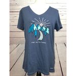 Life is Good Tee Shirt size Medium Crusher Lite Get Outta Town Graphic T-Shirt Photo 2