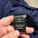 Lulus  Romantic Tale Navy Blue Crochet Lace Open Back Mini‎ Skater Dress Size M Photo 7