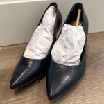 Alfani  Step 'N Flex Jeules Leather Pump Heels NAVY BLUE Size 6.5 M Photo 4