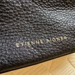 ETIENNE AIGNER BLACK LEATHER LARGE HOBO BAG Photo 2