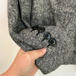 EXPRESS Gray Wool Blend Blazer Career Y2K Cropped Jacket Size 4 Photo 4