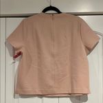 Spanx NWT Pink large the perfect funnel top Crew Neck back zip flattering Photo 4