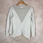 Staring At Stars Open Knit Asymmetrical Sweater SMALL Photo 8