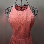 ZARA Womens Cotton Blend Soft Coral Orange Tank Sleeveless Dress Size Small S Photo 6