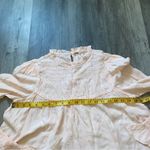 Free People Ruffle Blouse Pink Feminine XS Flowy Romantic Photo 7