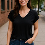 Treasure & Bond  Black Sleeveless Blouse Extra Small Photo 0