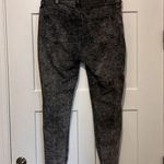 LuLaRoe Jeans 32 Black Acid Wash High Rise Skinny Stretch Grunge Casual Photo 4