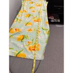 Jolie & Joy Lemon Print Sleeveless Bodycon Dress | Size Medium Green Photo 6