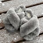 Sheepskin indoor outdoor slippers 🔥🔥🔥 Gray Size 10 Photo 1
