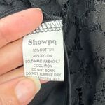 Showpo Lace Mini Dress 6 Whimsigoth Romantic Babydoll Deep V Fairy Grunge Y2K Black Photo 9