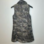 Anorak Camo The New Nylon Down Vest Size Small Green Photo 6