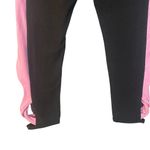PINK - Victoria's Secret PINK VS Black & Pink Striped Cut Out Ankle Workout Casual Leggings Women Sz S Photo 5