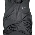 Nike Women's Black and White Crop Top Photo 1