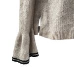 American Eagle  Bell Sleeve Long Sleeve Cream Knit Sweater Medium Photo 4