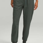 Lululemon Stretch High Rise Joggers Full Length 28” Pockets Size 4 green Photo 0