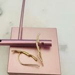 ADORNIA Swarovski Crystal‎ Climber Earrings, Diamonds, Gold, NWT Silver Photo 10