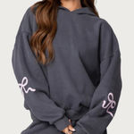 Edikted  Bonney Bow Detail Hoodie Photo 0