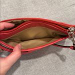 Coach Coral Leather Wristlet Photo 4