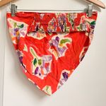 Rays for Days Ivy Top‎ Medium Tropical Hawaii Spring Summer Floral Maximalist Orange Photo 4