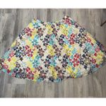 Eva Franco Embroidered Floral Fit Flare Midi Skirt Women 22W White Photo 3