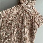 Madewell Linen-Blend Lucie Smocked Tank Mini Dress Painted Seashells Tawny Sand Photo 5