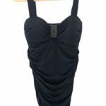Jantzen  US 6 Black One Piece Swimsuit Thick Adjustable Strap Sweetheart Neckline Photo 0