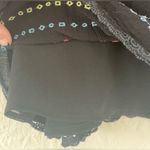 Superdry women's lined black/multicolored lightweight Sara smocked skirt;size 12 Photo 3