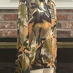 Jealous Tomato  green black and orange camo jacket / L / Like New Photo 5
