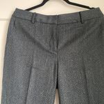 Talbots 2-Piece Pant Suit Two Button Blazer navy Blue Stretch Wool Size 6 New Photo 8