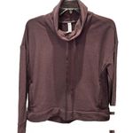 RBX Plum Purple Long Sleeve Tie Turtle Neck Athletic Top Size Medium‎ Pockets Photo 0