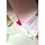 Victoria's Secret Swim Striped Metallic Ruffled Bikini Top 34DD Preppy Vibrant Photo 3