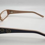 Vogue Brown, Tan, & Gold Prescription Glasses Frames Photo 3