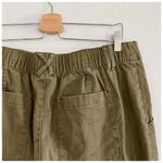 Knox Rose Womens Twill Ankle Cargo Pants in Olive Green Size XL Photo 7